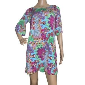 Newbury Kustom colorful shift dress, medium